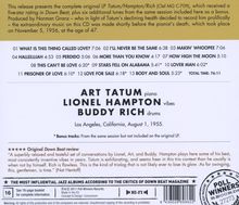 Art Tatum (1909-1956): The Art Tatum, Lionel Hampton, Buddy Rich Trio, CD