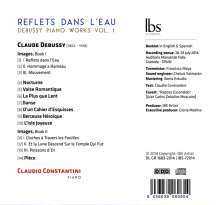 Claude Debussy (1862-1918): Sämtliche Klavierwerke Vol.1 - Reflets dans l'eau, CD
