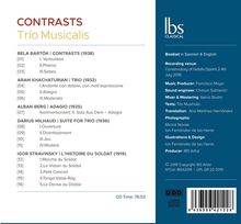 Trio Musicalis - Contrasts, CD