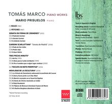 Tomas Marco (geb. 1942): Klavierwerke, CD