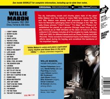 Willie Mabon: Wow! I Feel So Good: The Complete 1952 - 1963 Chess, Formal &amp; USA Sides, CD