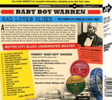 Baby Boy Warren: Bad Lover Blues: The Complete Singles, CD