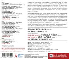 Sonny Rollins (geb. 1930): Live In Europe 1959: Complete Recordings, 3 CDs