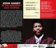 John Handy (Alto Sax) (geb. 1933): At The Monterey Jazz Festival (+1 Bonus Track), CD