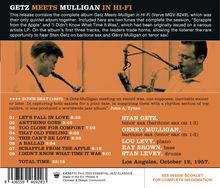 Stan Getz &amp; Gerry Mulligan: Getz Meets Mulligan In Hi-Fi, CD