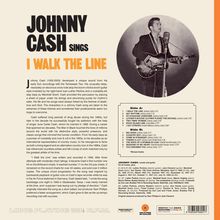 Johnny Cash: Sings I Walk The Line (180g) (Limited Edition) (Orange Vinyl), LP