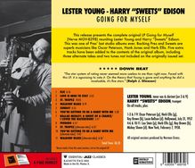 Lester Young &amp; Harry Edison: Going For Myself+5 Bonus Track, CD