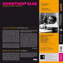 Miles Davis &amp; Cannonball Adderley: Somethin' Else (180g) (Limited Edition) (Solid Blue Virgin-Vinyl), LP