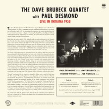 Dave Brubeck &amp; Paul Desmond: Live In Indiana 1958 (180g) (Limited Edition) (+ 1 Bonustrack), LP