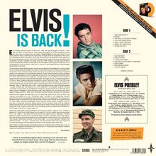 Elvis Presley (1935-1977): Elvis Is Back! (180g) +2 Bonus Tracks, 1 LP und 1 Single 7"