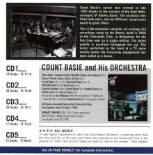 Count Basie (1904-1984): Complete Live At The Crescendo 1958 (Limited Edition), 5 CDs