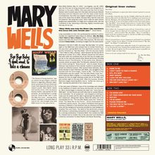 Mary Wells: Bye Bye Baby + 4 Bonus Track (180g), LP