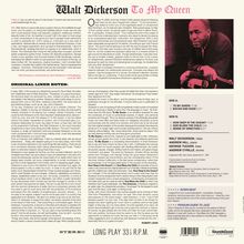 Walt Dickerson (1931-2008): To My Queen (180g) (2 Bonus Tracks), LP