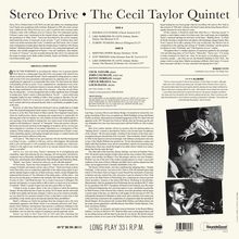 Cecil Taylor (1929-2018): Stereo Drive (180g) (Limited Edition) +2 Bonus Tracks, LP