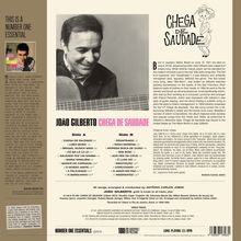 João Gilberto (1931-2019): Chega De Saudade (180g) (Audiophil Vinyl) (Limited Edition) +8 Bonustracks, LP