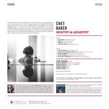 Chet Baker (1929-1988): Sextet &amp; Quartet (180g) (Limited Edition), LP