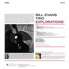 Bill Evans (Piano) (1929-1980): Explorations (180g) (Limited Deluxe Edition), LP