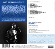 Sonny Rollins (geb. 1930): Way Out West (Jazz Images), CD