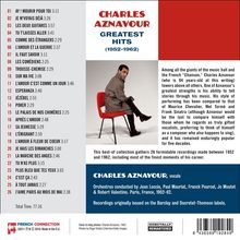 Charles Aznavour (1924-2018): Greatest Hits (1952 - 1962), CD