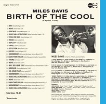 Miles Davis (1926-1991): Birth Of The Cool (180g), 1 LP und 1 CD