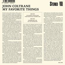 John Coltrane (1926-1967): My Favorite Things (Limited Edition), CD