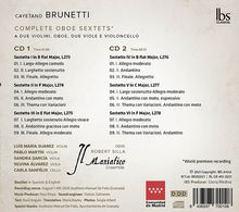 Gaetano Brunetti (1744-1798): Oboensextette Nr.1-6, 2 CDs