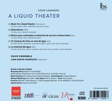 Cesar Camarero (geb. 1962): Kammermusik "A Liquid Theater", CD