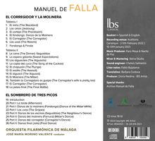 Manuel de Falla (1876-1946): El Corregidor y la Molinera, CD