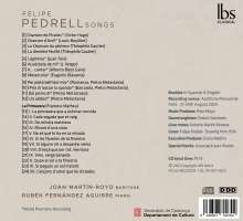 Felip Pedrell (1841-1922): Lieder, CD
