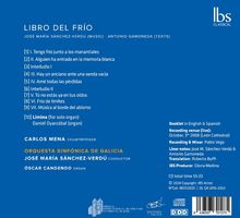 "LIBRO DEL FRÍO. José María Sánchez-Verdú (Musik) - Antonio Gamoneda (Texte). Carlos Mena, Orquesta Sinfónica de Galicia."