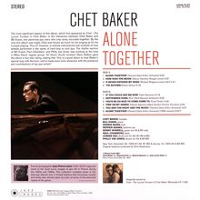 Chet Baker &amp; Bill Evans: Alone Together (180g) (Limited Edition), LP