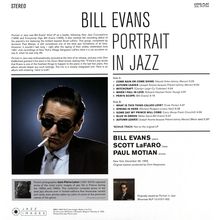 Bill Evans (Piano) (1929-1980): Portrait In Jazz (180g) (Limited Edition), LP
