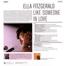 Ella Fitzgerald (1917-1996): Like Someone In Love (180g) (Limited Edition), LP