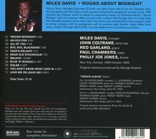 Miles Davis (1926-1991): 'Round About Midnight (Jean-Pierre Leloir Collection), CD