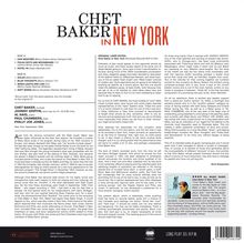 Chet Baker (1929-1988): In New York (remastered) (180g) (Limited-Edition), LP