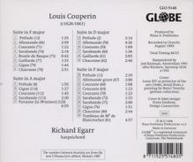 Louis Couperin (1626-1661): Cembalosuiten D-dur,F-dur,F-dur,A-moll, CD
