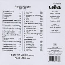 Francis Poulenc (1899-1963): Lieder, CD