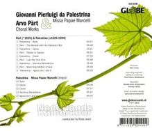 Nederlands Kamerkoor - Pärt &amp; Palestrina, CD
