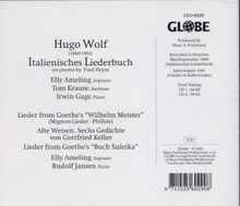 Hugo Wolf (1860-1903): Italienisches Liederbuch, 2 CDs