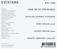 Stephen Sondheim (1930-2021): Songs, CD