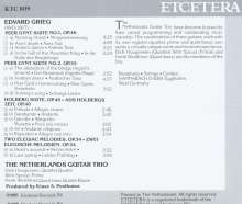 Edvard Grieg (1843-1907): Peer Gynt-Suiten Nr.1 &amp; 2 f.3 Gitarren, CD