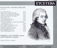 Wolfgang Amadeus Mozart (1756-1791): Lieder, CD