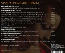Vesperae in Nativitate Domini, CD