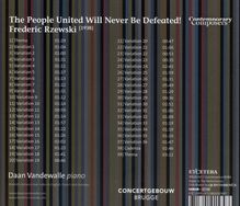 Frederic Rzewski (1938-2021): The People United will never be defeated, CD