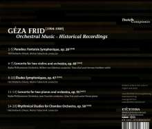 Geza Frid (1904-1989): Orchesterwerke, CD