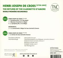 Henry-Joseph de Croes (1758-1842): Symphonien Nr.1 Es-Dur &amp; Nr. 2 D-Dur, 2 CDs
