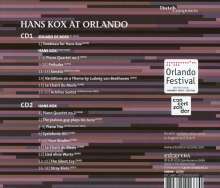 Hans Kox (geb. 1930): Kammermusik "Chamber Music at Orlando", 2 CDs