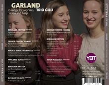 Trio Gilu - Garland (Lieder für Sopran,Violine,Harfe), CD