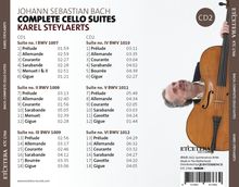 Johann Sebastian Bach (1685-1750): Cellosuiten BWV 1007-1012, 2 CDs