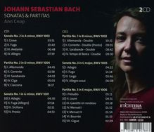 Johann Sebastian Bach (1685-1750): Sonaten &amp; Partiten für Violine BWV 1001-1006, 2 CDs